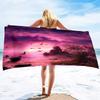 Mikrofaser Pool Sanddicht Strandtuch Decke Schnell Schnelltrocknend Sandfrei Dicht Außen Reise Schwimmen Mikrofaser Landschaft Geschenk