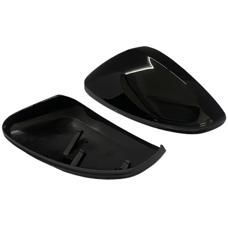 For Vauxha Opel Corsa F     -2025 Car Side  Wing Rearview Mirror Cover Replacement Mirror Caps Glossy Black