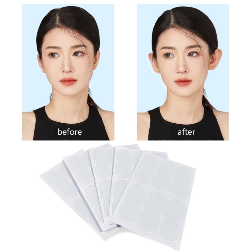 10pcs Elf Ear Support Stickers Invisible Ear Corrector Ear Lobe Support Patches Elf Ear Makeup V-Face Stickers Easy Use