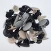 100Pcs Mixed Car Bumper Clips Plastic Rivets Fastener Hood Push Retainers