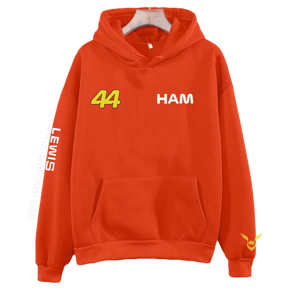 Hamilton 44 Hoodie Lewis Hamilton Racing Sweatshirts Unisex Modekleidung Langarm High Street Trainingsanzug Kapuzenpullover