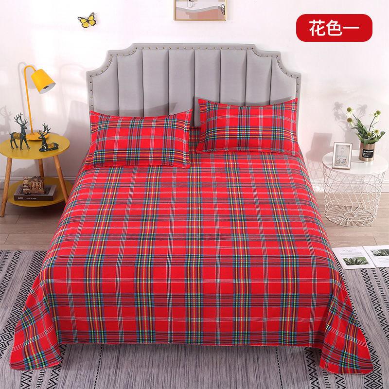 

Клетчатая кровать, плоские простыни, домашний текстиль, современное односпальное покрывало размера «queen-size», постельное белье, щетка, дышащий чехол для матраса с защитой от клещей 110x210cm