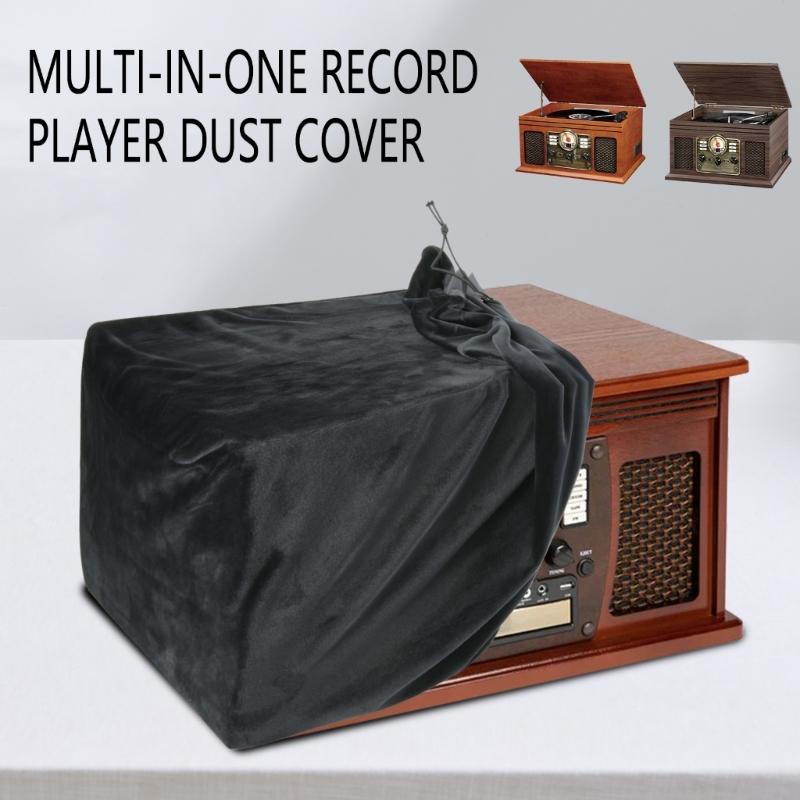 Kordelzug Spandex Staubschutzhülle für dediziertes Modell Plattenspieler Maschinenwaschbar Anti-Staub Stoffschutzhülle