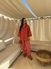 Women's 2 Piece Outfits For Women Oversized Striped Sweaters Sets