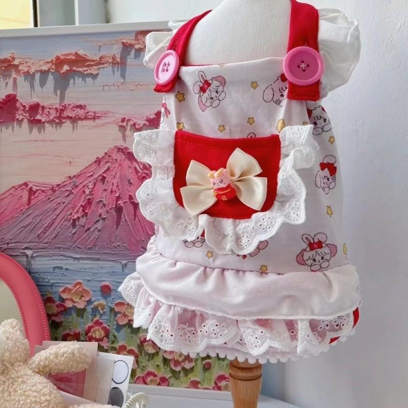 Lightweight Dog Dress Small Breeds - Cotton Candy Pink Skirt Teddy Bichon Poodle Chihuahua