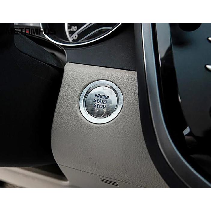 For Toyota Camry 2018-   Stainless Steel Car Engine Start Stop Switch Button Panel Cover Trim Interior Accessories