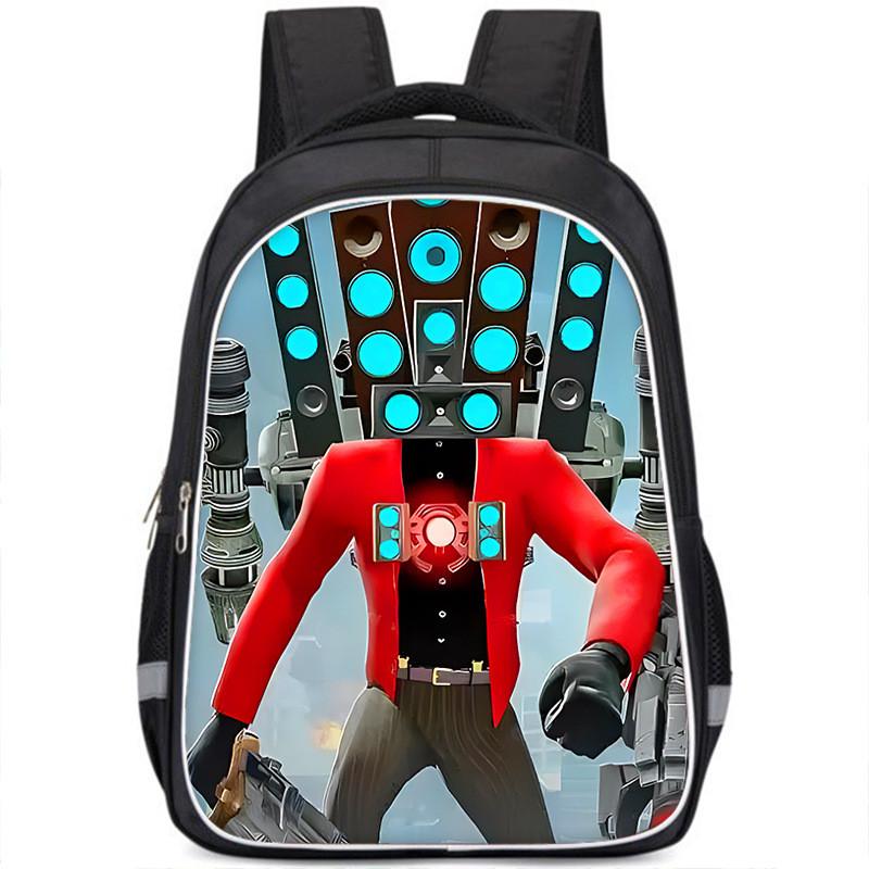 

Large Capacity Dual-layer School Backpack For Students Neutral Gender Pvc Material Trendy Design Style S,Small