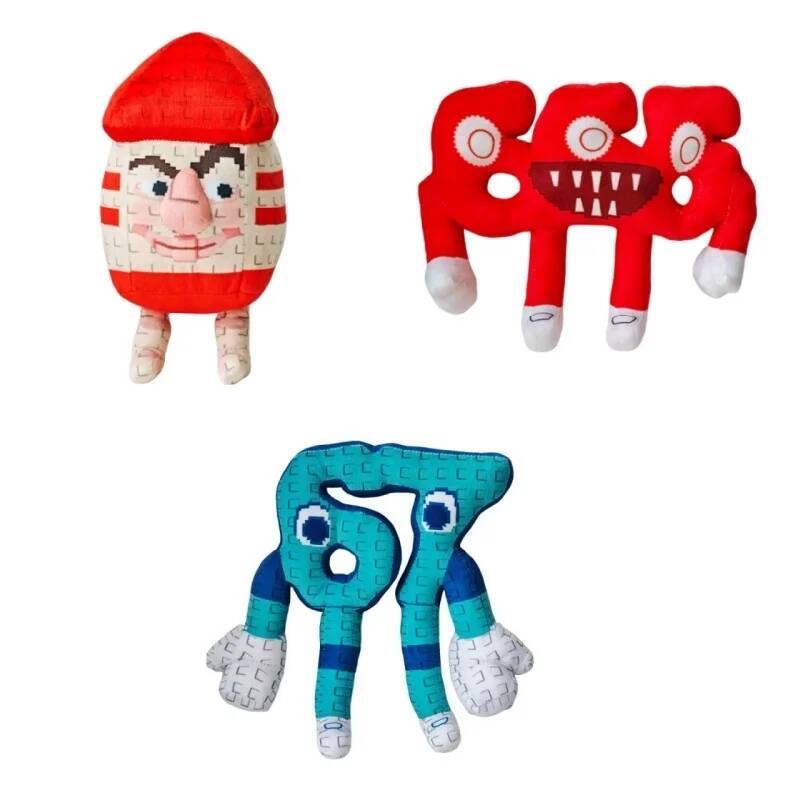 Anime STEAL A BRAINROT Maison Non. 9 Peluches Mignonnes Esok Sekolah Poupée Peluche Jandel Jouets Environnants de Jeu Pour Enfants Cadeau d'Anniversaire