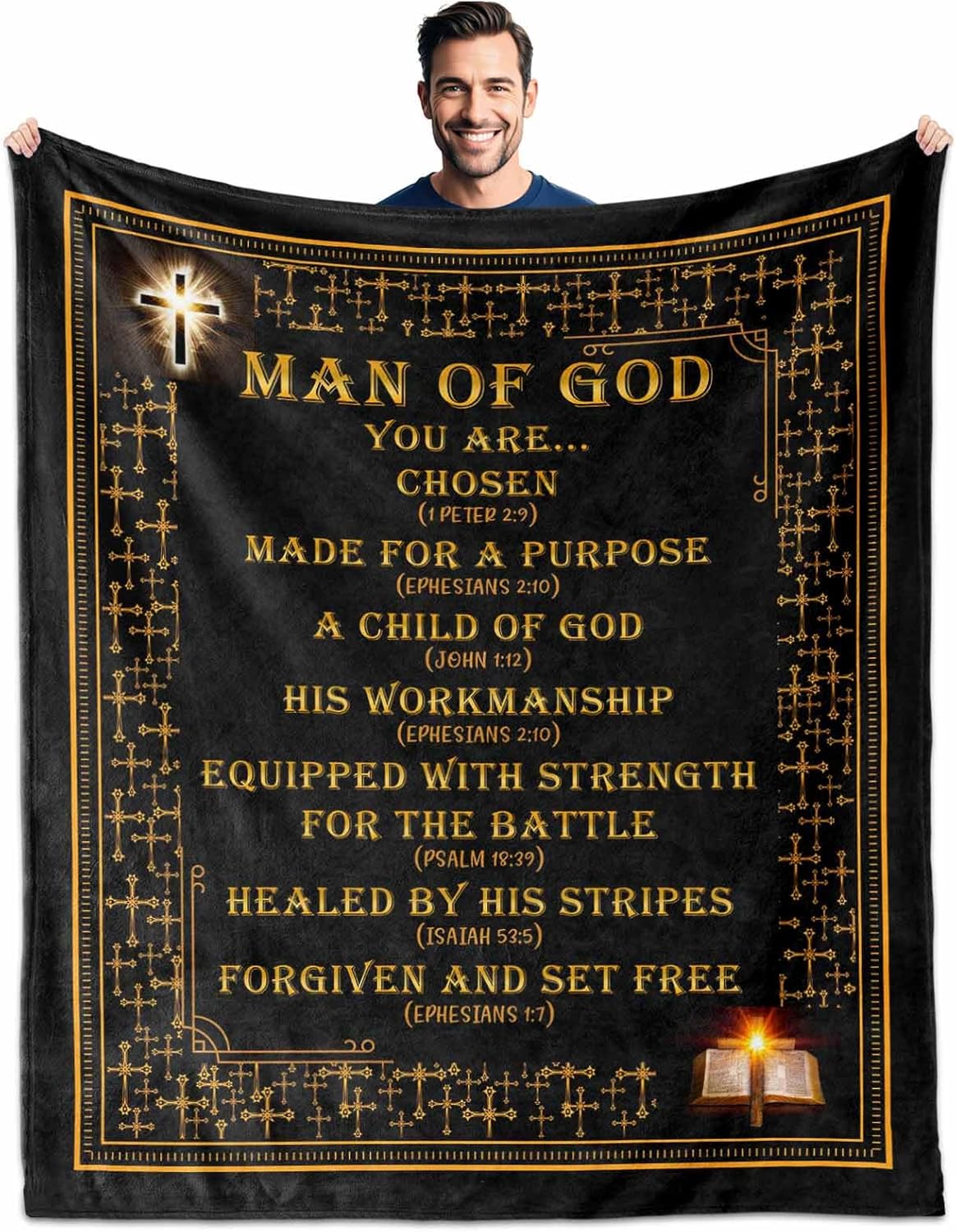 

VMREAYR Awesome Blanket Get Well Gift for Women X Inspirational Throw Blanket Encouragement Present 100x150cm