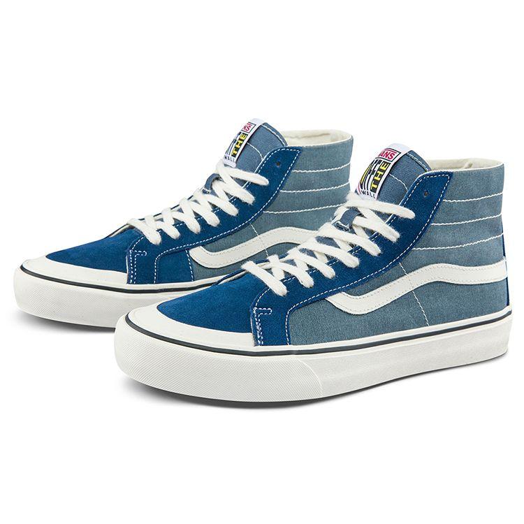 Vans Sk8 Casual High-Top Skate Shoes Unisex Sneakers Blue VN0A4BX7DDN