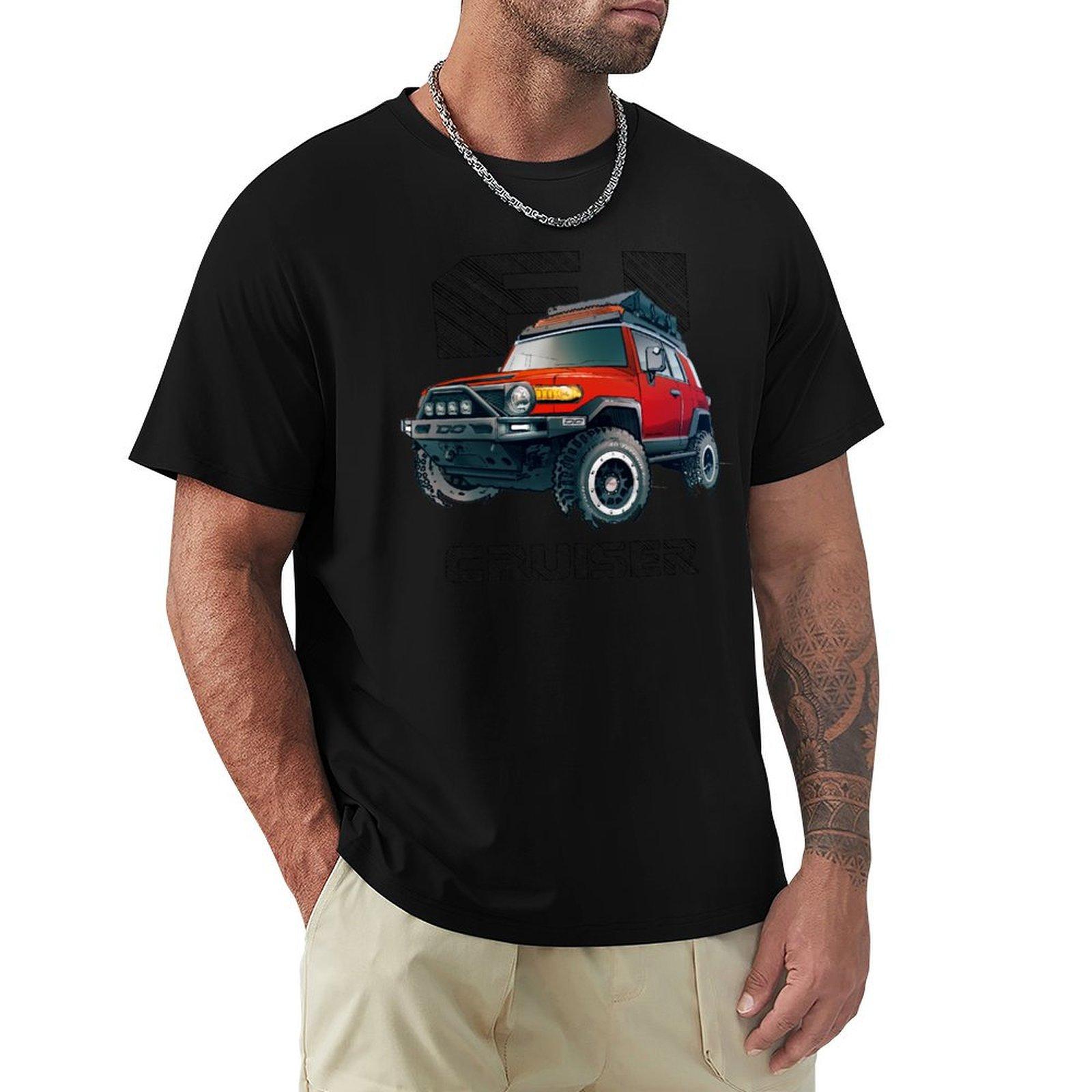 

FJ Cruiser XJ10 Radiant Red TShirt plus size tops luxury designer shirts graphic tee summer shirt men workout shirt 4XL