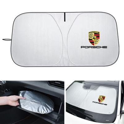 Vikbart Biltak Solskyddsskydd Visir UV-skydd För Cayenne Panamera Macan 911 Taycan Boxster Cayman 918Pajun