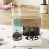 A Automatic Cat Dog Feeder with Integrated Food & Water Bowl