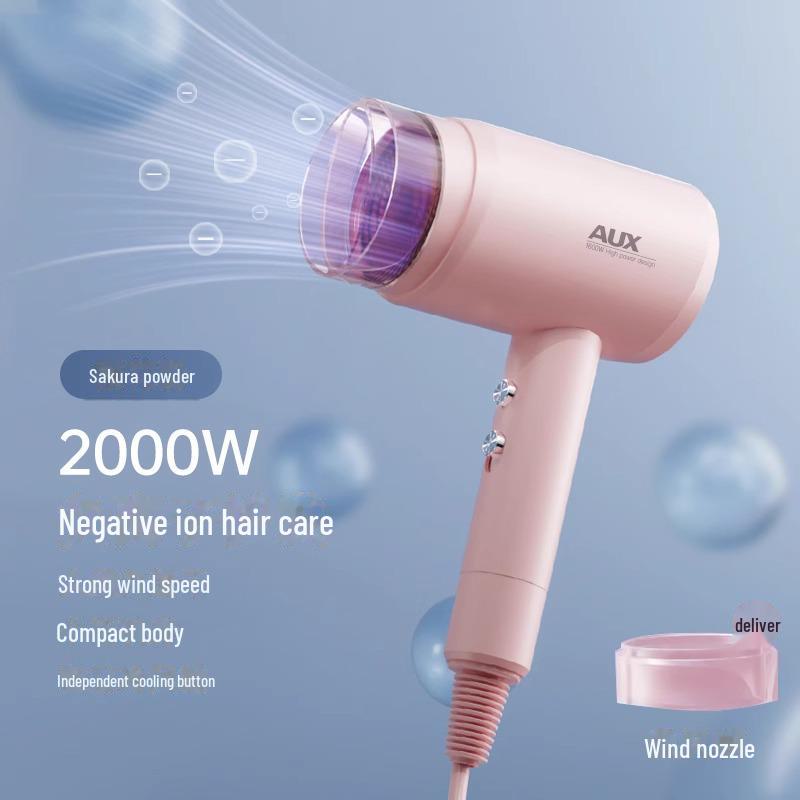 Aux High-Speed Negative Ion Hair Dryer for Home & Dorm Use