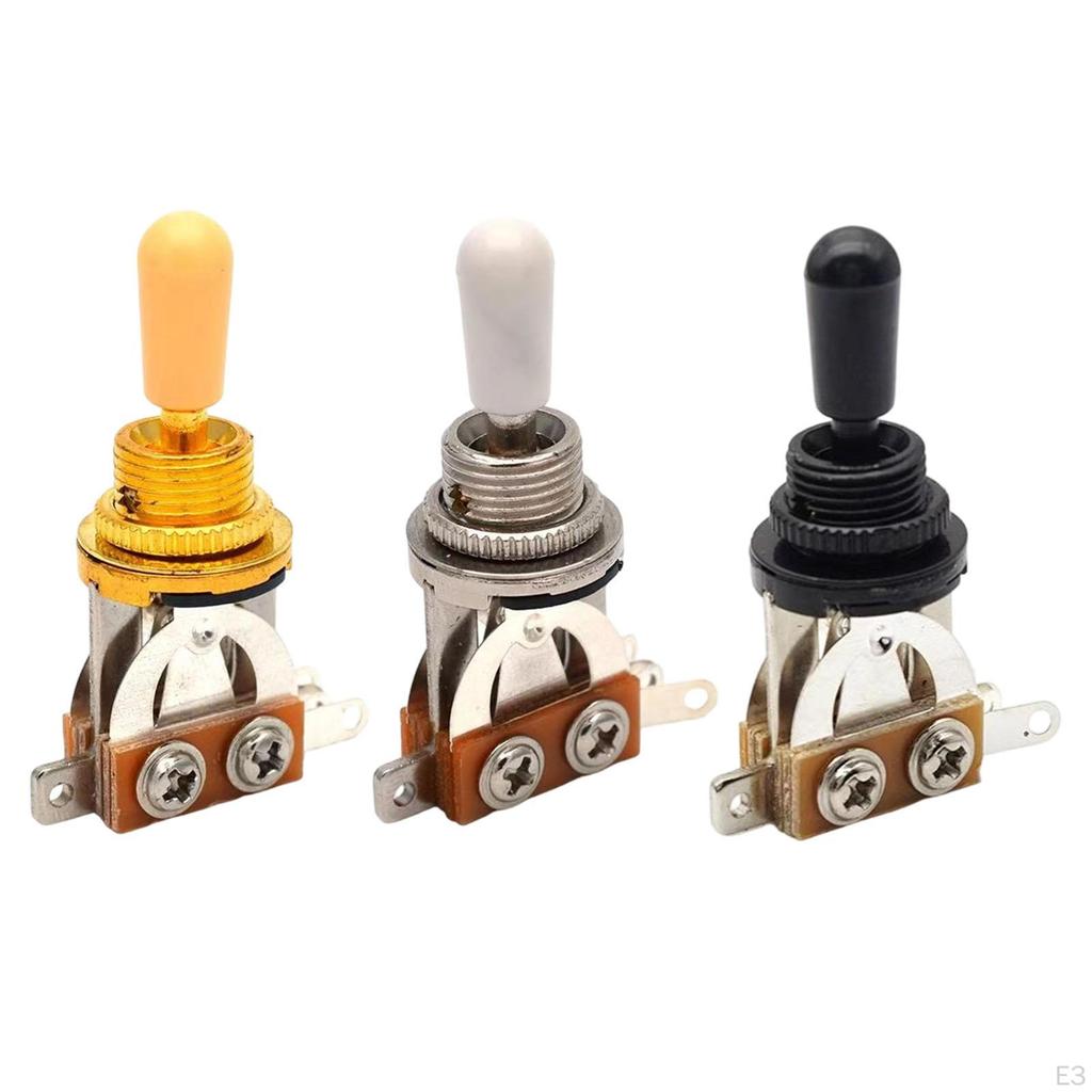 Electric Guitar 3 Way Toggle Switch Accessory Open Closed Parts Component Replace Pickup Selector