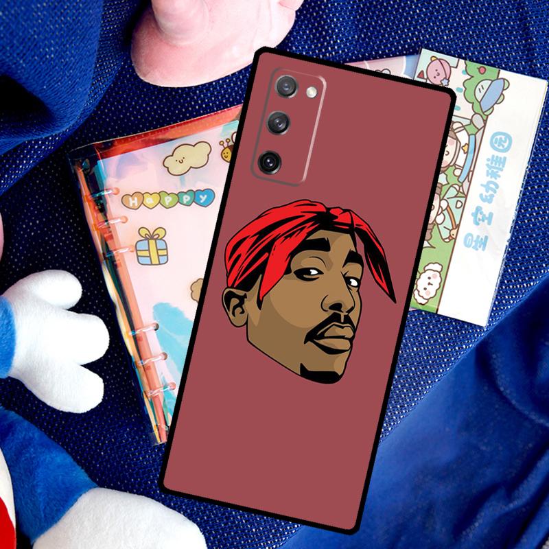 2pac Tupac Shakur Rap Rapper Case For Samsung Galaxy S26 Ultra S25 S24 S23 S21 S22 Ultra S10 S20 Plus S25 FE Cover Funda