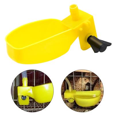 5 Sets Vogel Kwartel Waterbakje Drinkbakjes Automatische Kwartel Watergevers voor 10mm Pijp Vogel Papegaai Drinkfonteinen