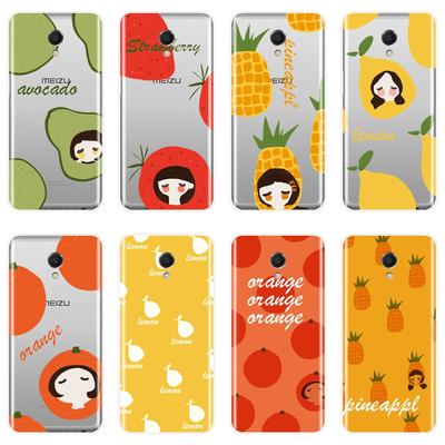 TPU Rückseite für Meizu M2 M3 M5 M6 Note Weiches Silikon Ananas Avocado Handyhülle für Meizu M6 M6S M6T M5 M5C M5S M3 M3S M2