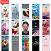 Hülle Handyhülle für Huawei Honor 9 Lite weiches TPU Silikon Rückseite 360 Vollschutz Druck transparent Coque Shell