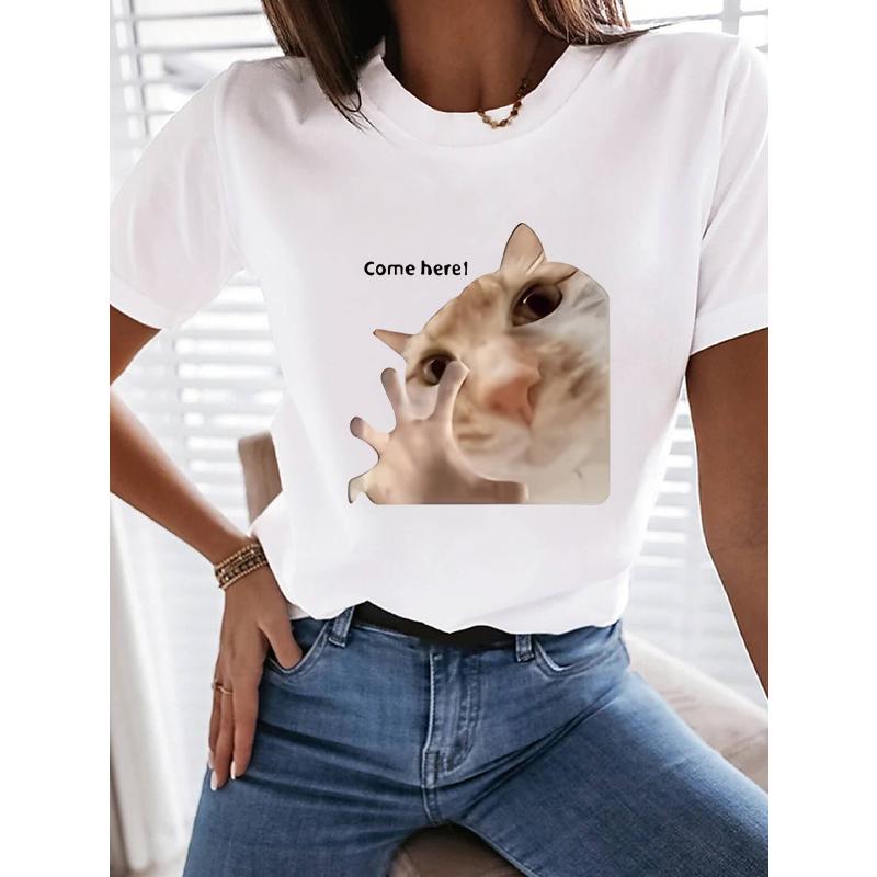 Lightweight Women s Short Sleeve Tee, Skin-Friendly & Great for Weekend Outings S белый