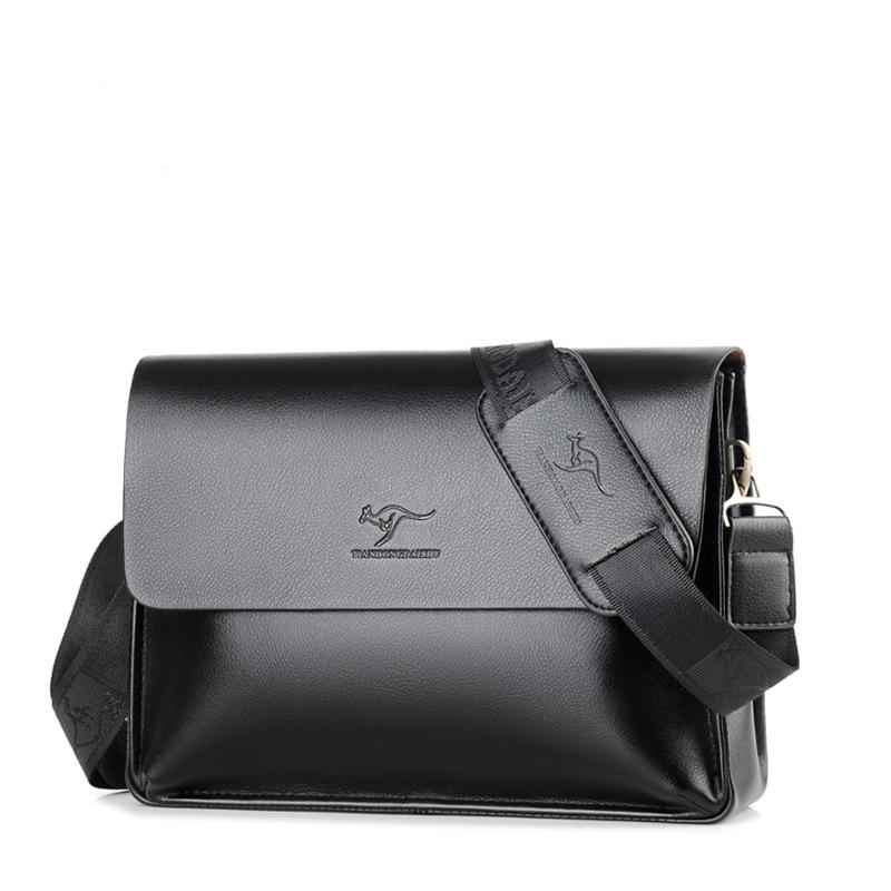 Herren Business Aktentasche und Umhängetasche aus echtem Leder mit großem Fassungsvermögen