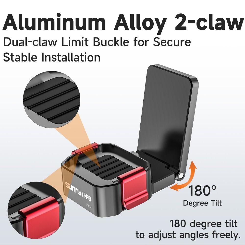 Aluminum Alloy Magnetic Clip Mount Stand Bracket for DJI Osmo Pocket 4 3 Camera Accessories
