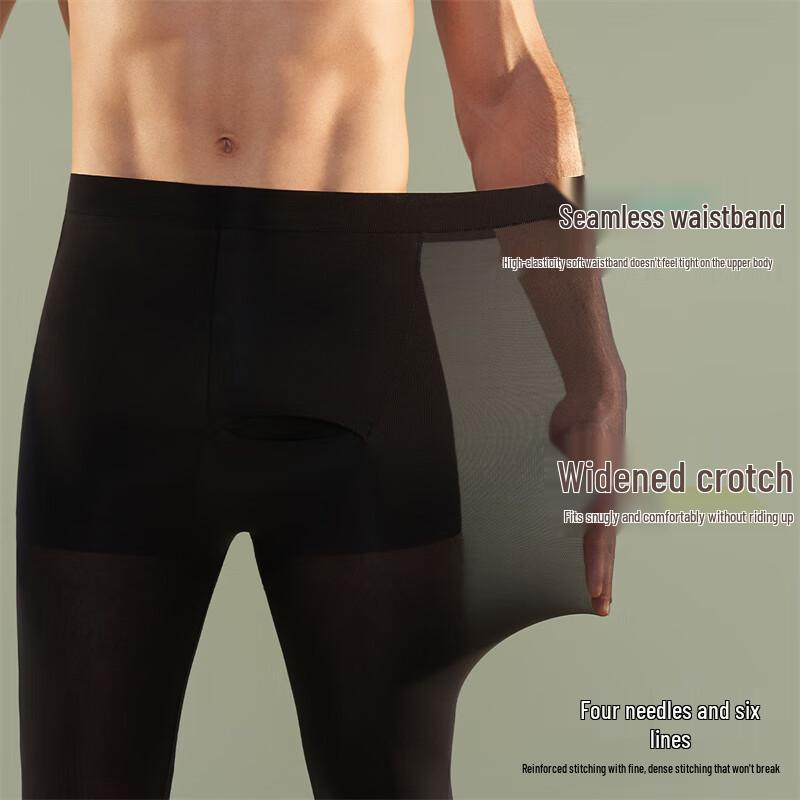 GUJIN Men's Ultra-Thin Seamless Thermal Base Layer Pants