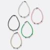 Cubic Slimline Color Bead Bracelet