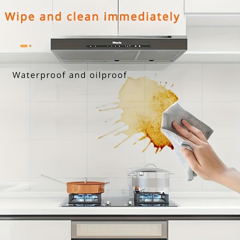Kuumuskindel kile Läbipaistev, Õli- ja kuumuskindel Isekleepuv Köögi Seinakaitsekile Veekindel Vinüülkleebis Pliitidele, Kappidele
