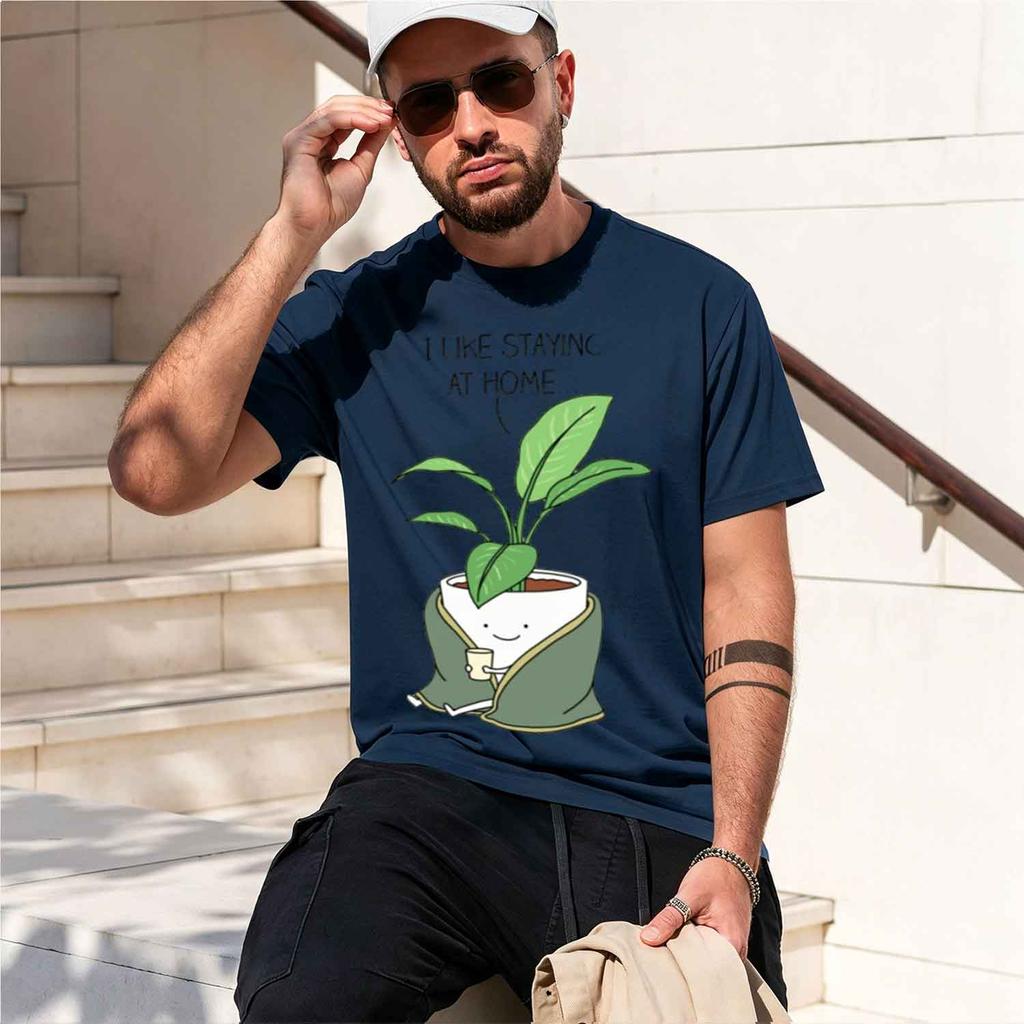 House Plant Sticker New Model Unisexs Shortsleeve Crewneck TShirt Classic Casual Multiple Colors and Sizes for Daily Wear A