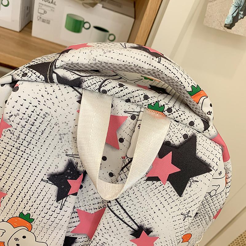 Studentský školní batoh s hvězdným potiskem Dámský batoh s velkou kapacitou