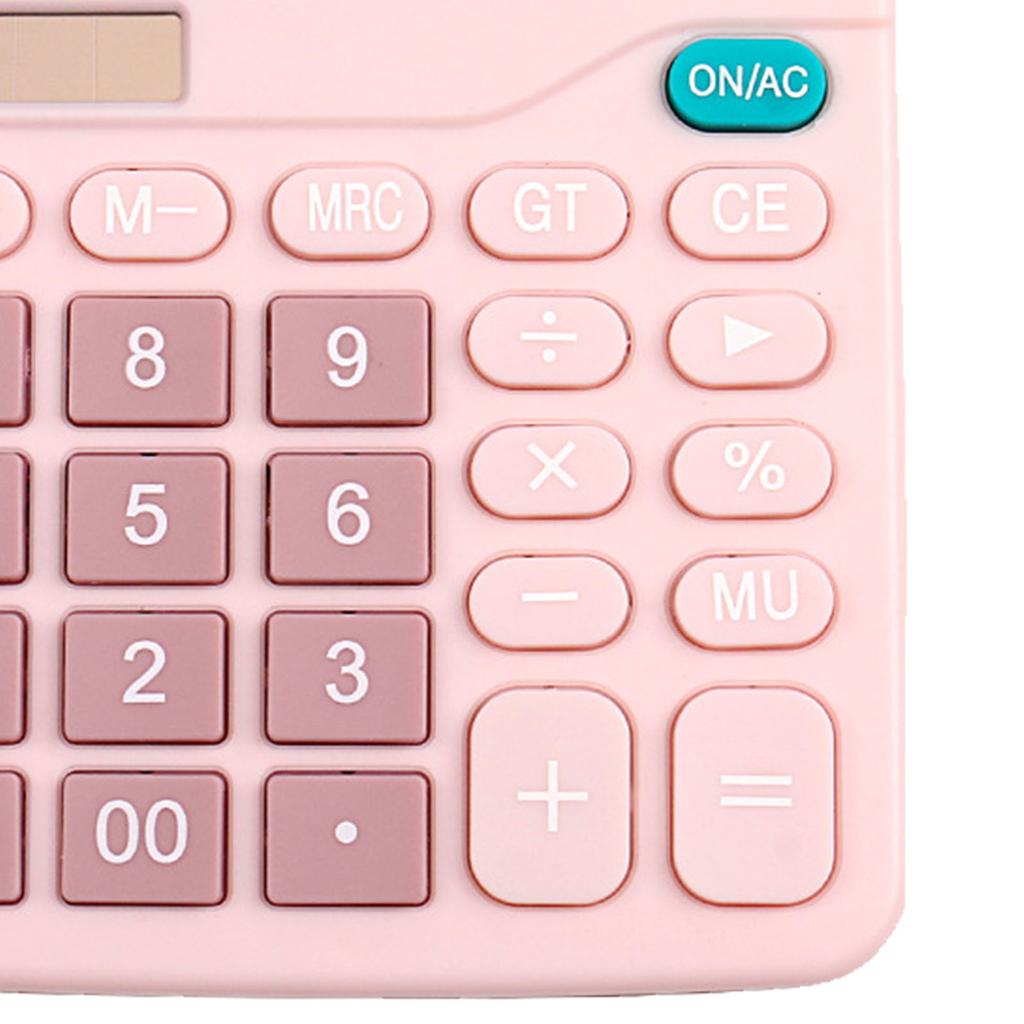 Solar Calculator Multifunctional Fashionable Cute Small Digital Desktop Calculator for Students Home