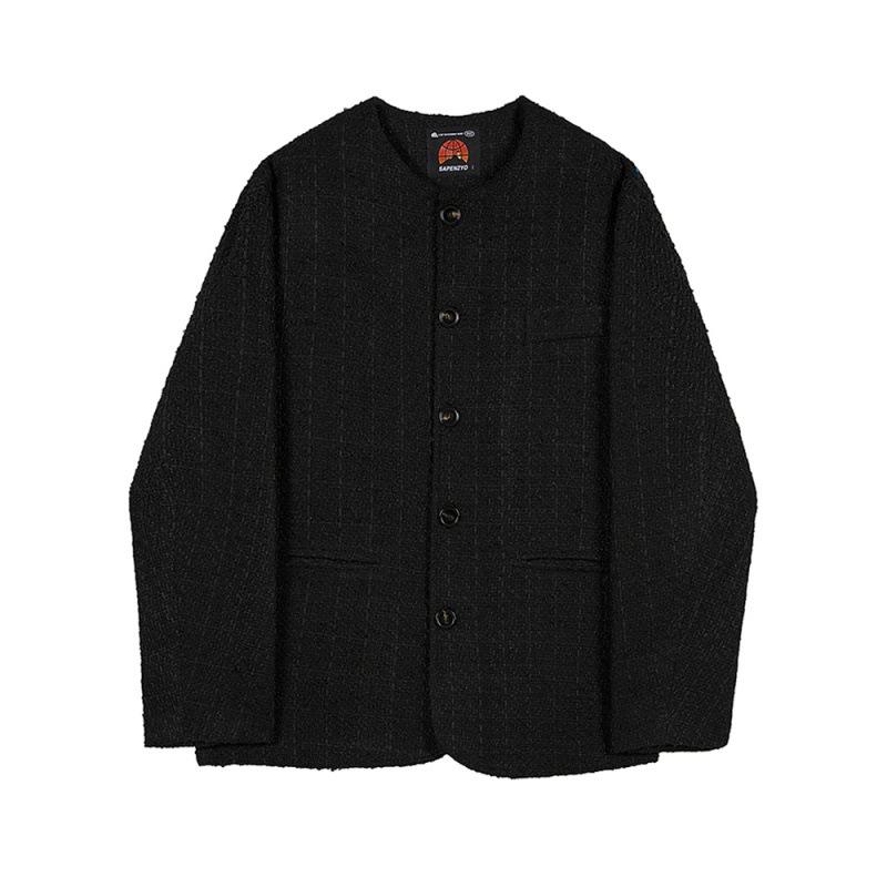 Xiaoxiangfeng Men's Loose Casual Jacket Spring and Autumn Korean Style Trendy Slim Lapel Long-sleeved Jacket for Men
