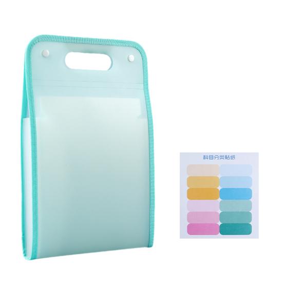 Yousheng A4 Expanding File Folder with 13 Pockets Handheld Accordion Organizer Clear Cover Portable Document Holder for Students Office