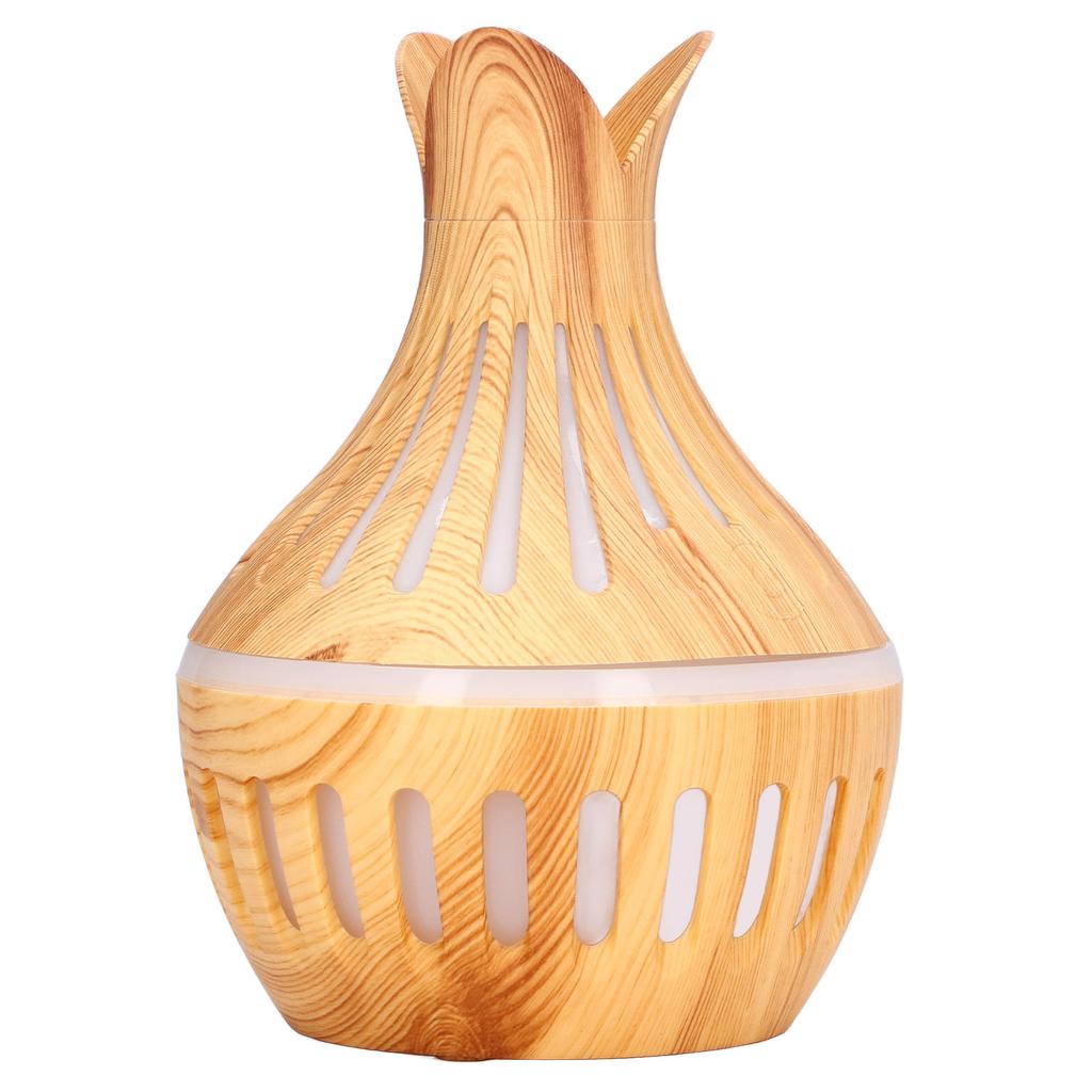 Luftbefeuchter mit Holzmaserung ABS Aromatherapie-Luftbefeuchter für Haushalt USB-Aufladung 300ml
