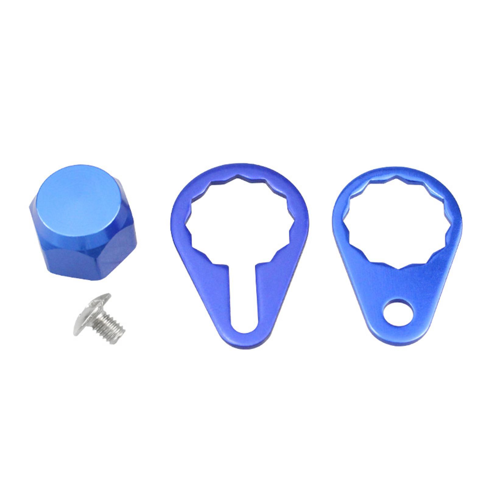 

Fishing Reel Handle Screw Nut Caps Fishing Reel Screw Nut Cover and Plate for Baitcasting Fishing Reel Handle Enduring 8R синій