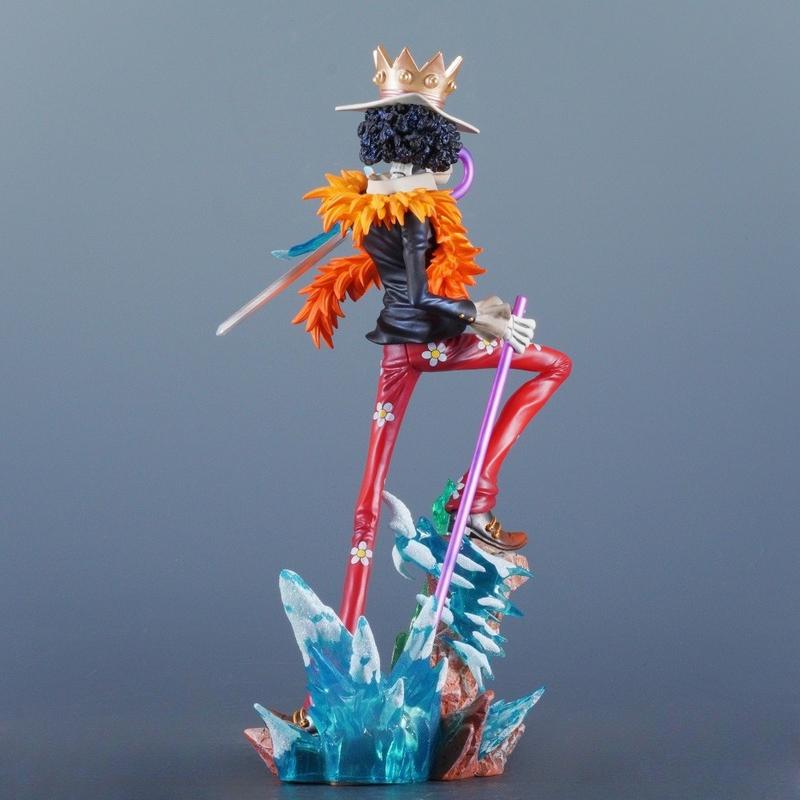 33cm/12.99in Anime ONE PIECE Figure Brook Action Figures Pvc Burukku Statue Desktop Ornamen Collection Model Toys Gifts