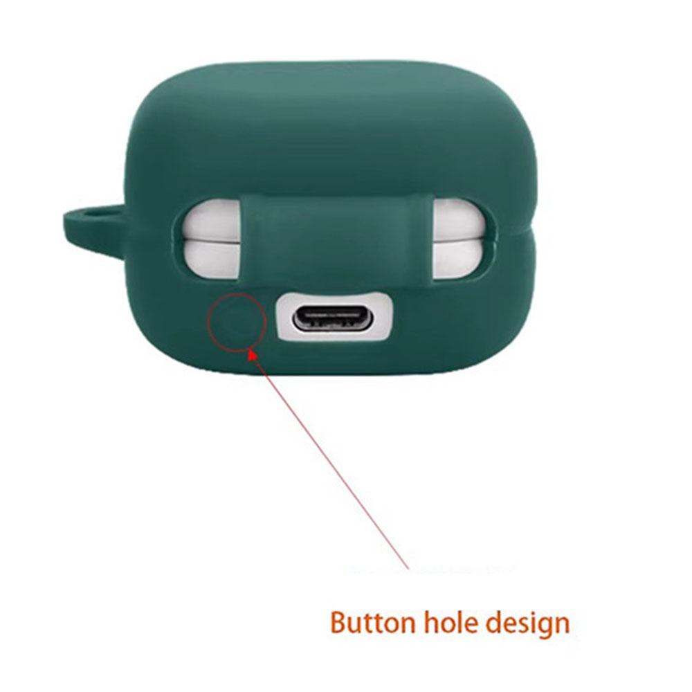 For Sony Linkbuds Fit WF-LS910N Case with Anti-Lost Buckle Bluetooth-compatible Earbuds Silicone Protective Cover