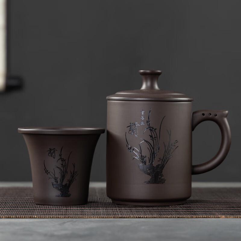 Yiqi Original Zisha Tea Mug with Ceramic Filter Liner