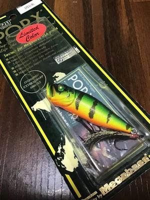 Megabass POP-X SP-C Rasta Peacock Limited Color Topwater Lure Sealed Rare