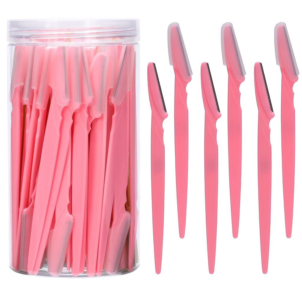 12pcs Stainless Steel Eyebrow Razor Set - Women's Hair Removal Tool - Suitable for Travel and Home Use
