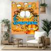 Garfield Stage Wall Decor Tapestry Art For Pet Memorial Birthdaywedding Party Backdrop Family Gift