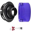EATBALE Motor Rear Cover Compatible with Dyson V7 V8 Cordless Stick Robot Vacuum Cleaner Motor Cover Includes 1 Hepa Filter and 1 Cleaning Brush