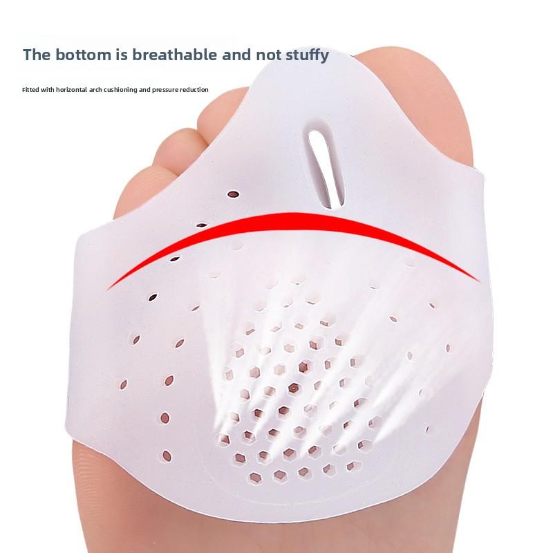 Thumb Eversion Toe Splitter with Hole Foot Thickening Shock Absorption Massage Forefoot Pad Day and Night Big Foot Bone Adjuster