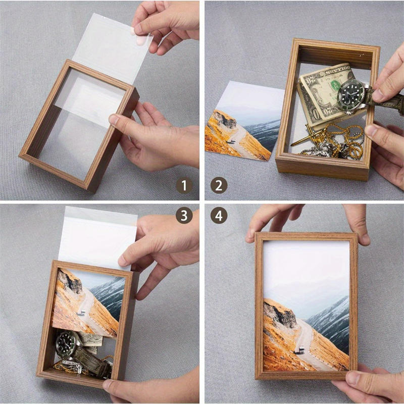 Hiding Safe Private Money Box Picture Frame Fake Sight Secret Stash Can Container Hiding Storage Important Item File