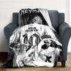 Legends Made Not Born printed flannel breathable and warm blanket, a stylish home gift, suitable for home, office and bedspread use. 15a14