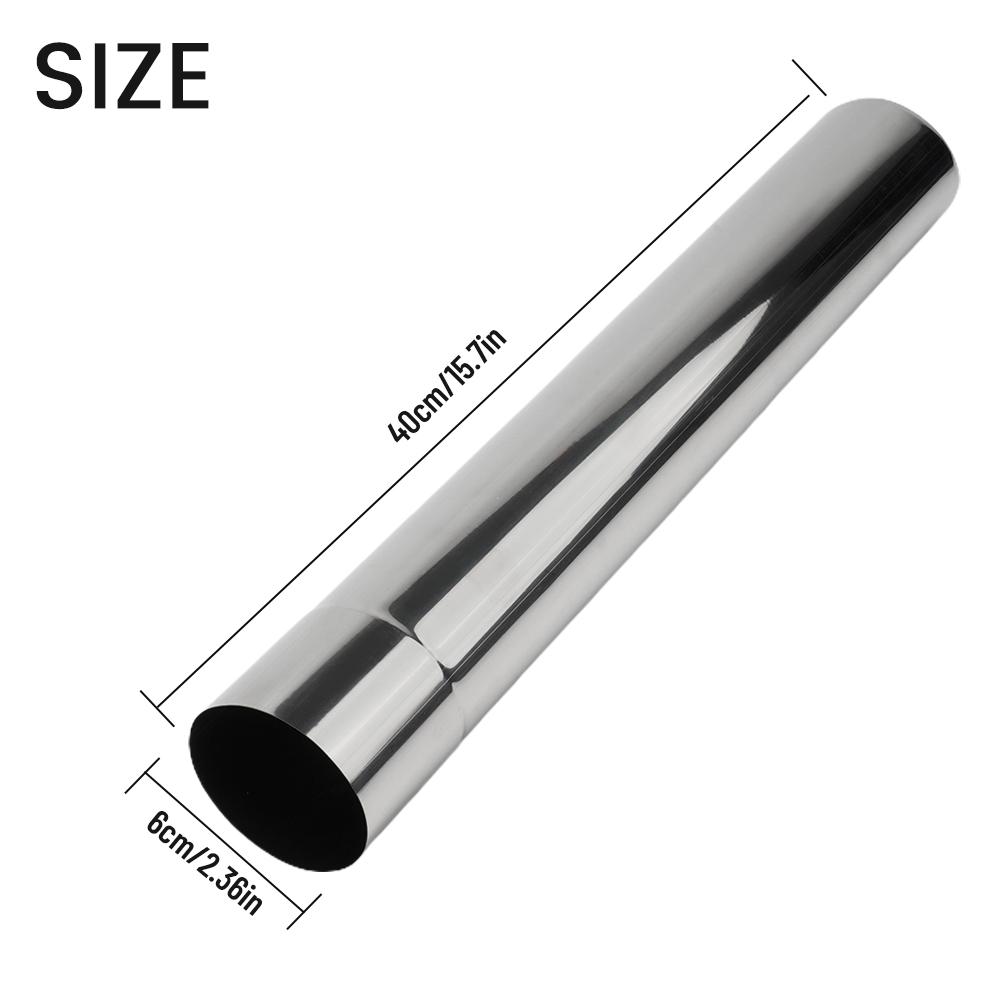 Stove Pipe Chimney Stainless Steel Pipe  Heater Exhaust Pipe Stove Boiler Exhaust Pipe Flue Liner 20-40cm