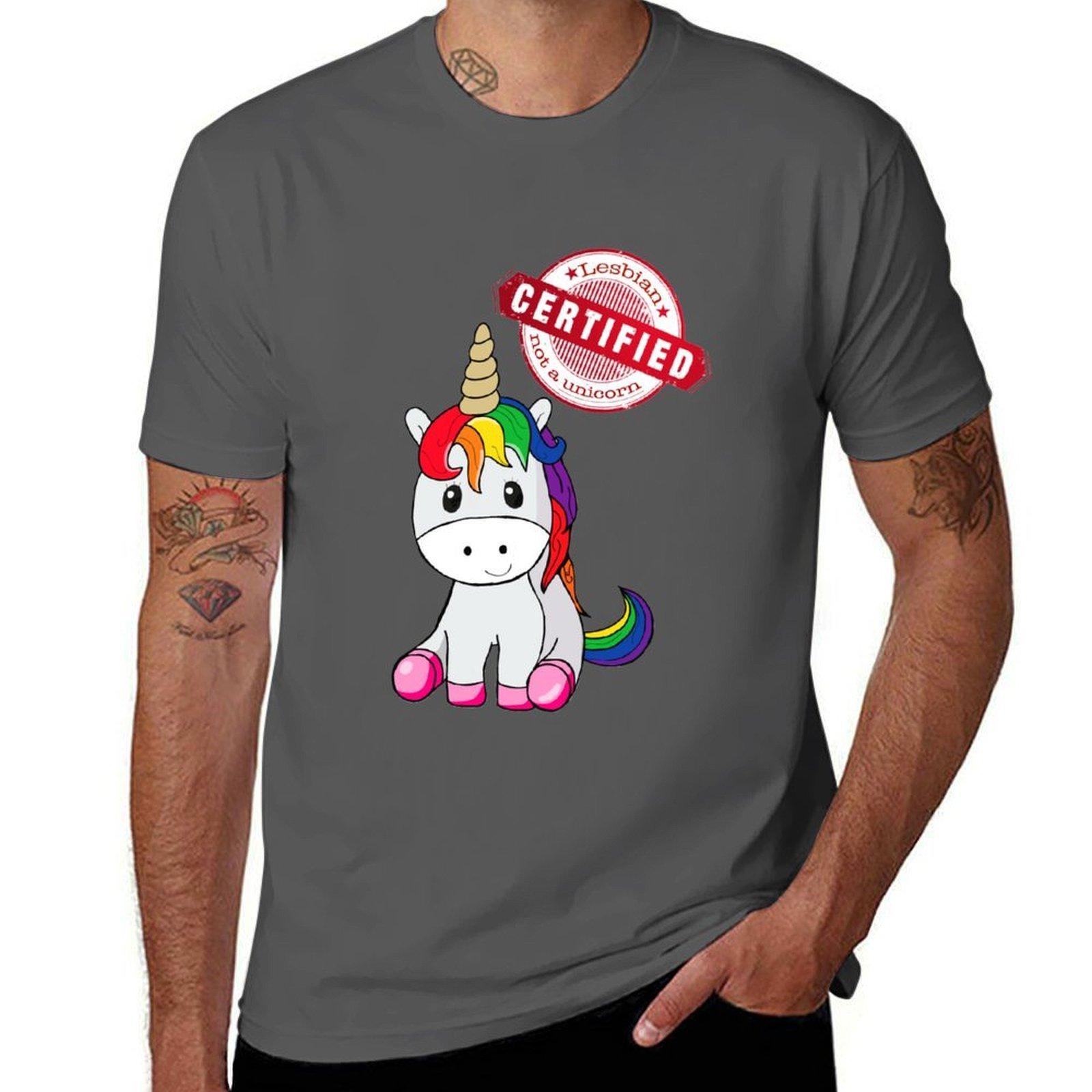 

You re a lesbian not a unicorn right -WayHaught - Wynonna Earp T-Shirt funny t shirts man t shirts with prints T-Shirt 4XL