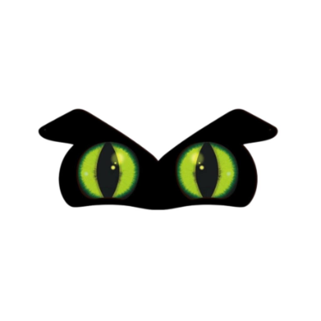 Halloween Decorations Spooky Eyes Lights - 21 Inch Large Wooden Window Eye Lights With 8 Color Modes For Halloween Decor Indoor Home,Wall,Window,Trees