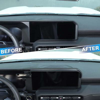 For Toyota Land Cruiser Prado 250 LC250 2025 2025 Car Navigation Screen Visor Sunshade with Mobile Phone Holder Auto Accessories